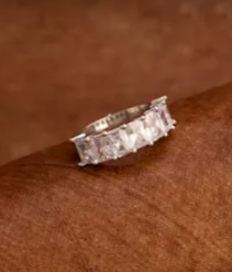 CZ Gems Adorned Band Ring